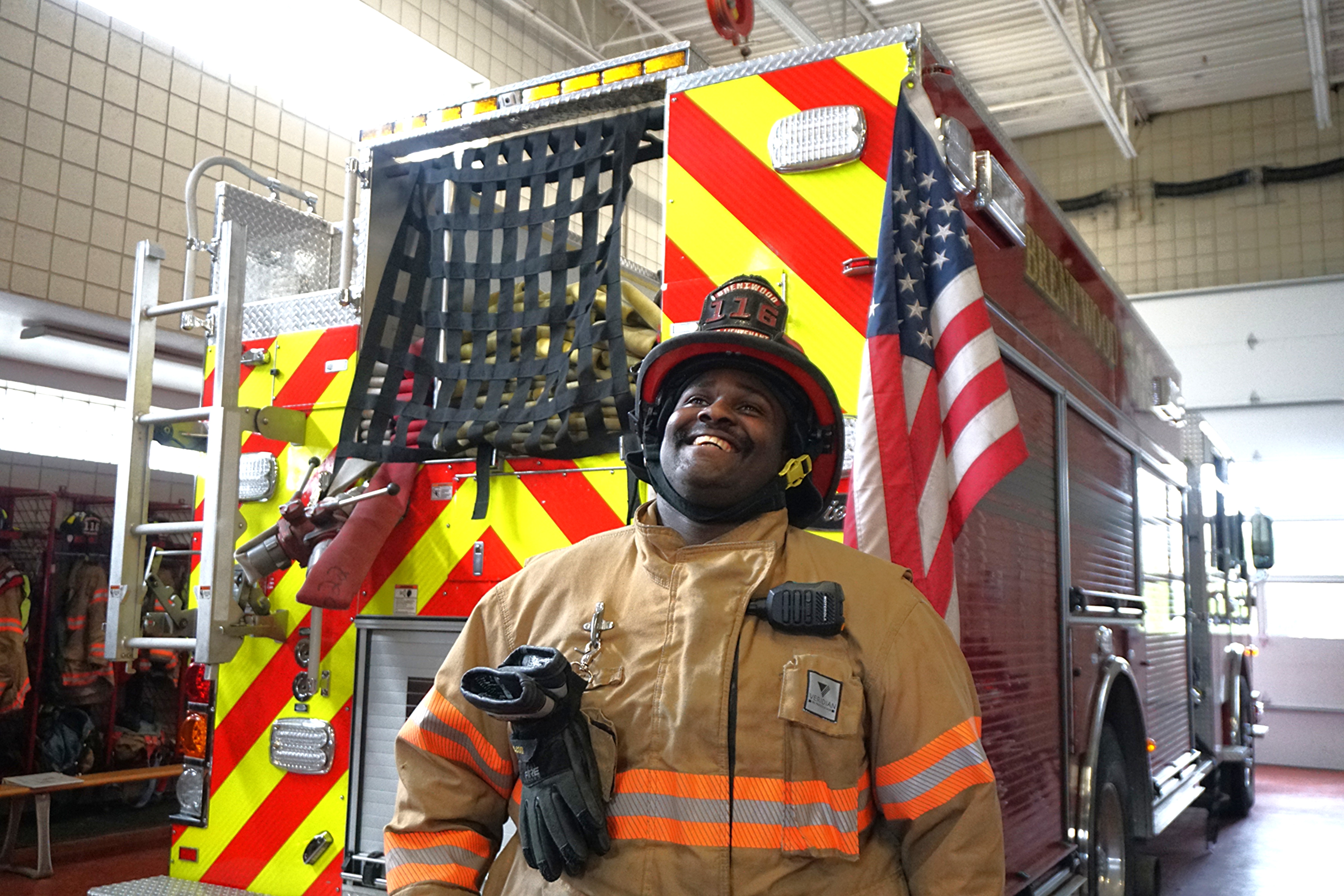 Shawn Carptenter Trailblazes in the Employment Institute's First-Ever Firefighter Career Track